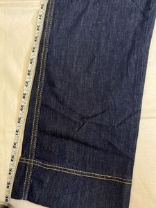 Dark Wash Wide Leg Cropped Jeans