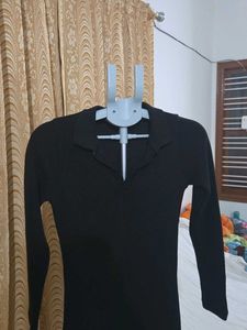 Classic Black Long Sleeve Dress