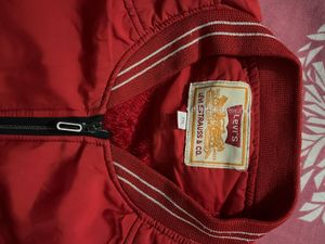 Men's Red Levi's Bomber Jacket