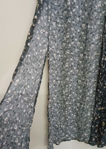 Floral Print Long Kimono Shrug