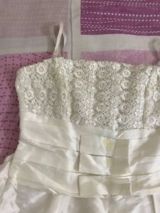 Elegant White Party dress