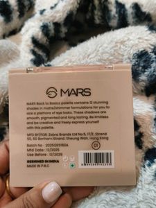 MARS Back to Basics Eyeshadow Palette