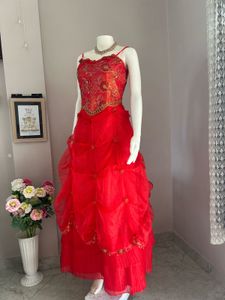 NO DISCOUNT ❌Red Embellished Gown