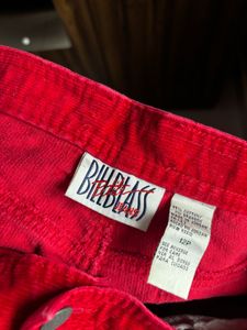 Red Velvet Pants