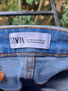 ZARA Light Wash blue Jeans solid 💙