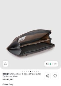 Baggit Tan Leather Wallet sling ‼️Sale