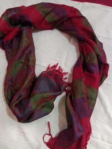 Striped Dupatta with Tassels