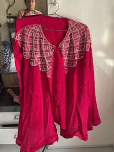 Vibrant Pink Flare Pants