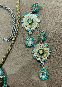 Antique Inspired Necklace &amp; Earring Set