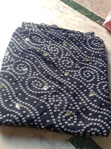 Beautiful Embellished Bandhani Saree