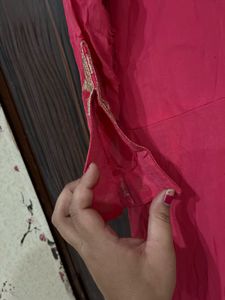 Beautiful Pink Embroidered Kurta