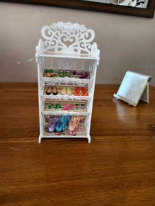 Miniature Dollhouse Shoe Rack