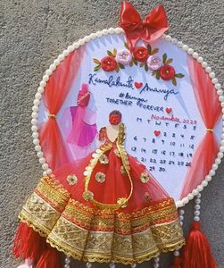 Wedding Anniversary Hoop Embroidery