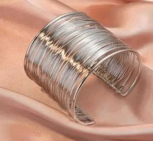 Chunky Wire Cuff Bracelet