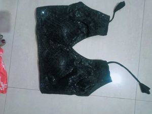 Sparkling Black Blouse