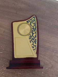 Elegant Wooden Trophy Award