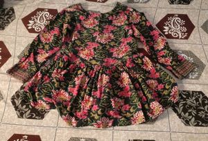 Floral Print short kurty