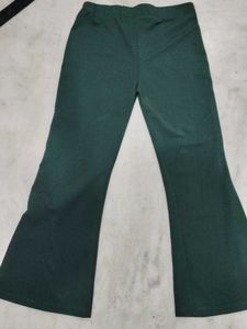 Flared Dark Green Jeggings (New)