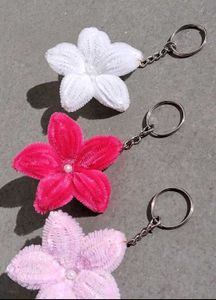 Cute Flower Keychain Charms