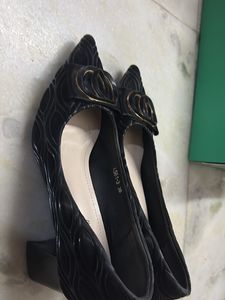 Stylish Black Block Heels