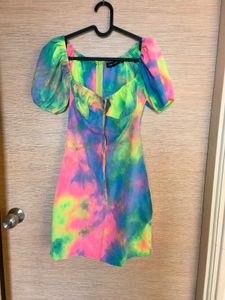 Tie-dye Bodycon Dress 💚💗