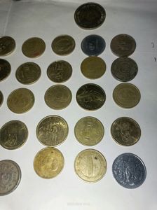 36 Pcs Rare 5 Rupees Different Coin Combo