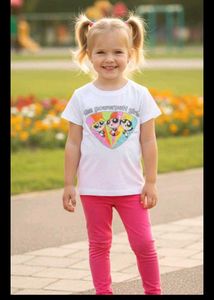 3-4 year Adorable Powerpuff Girls T-Shirt for Kids