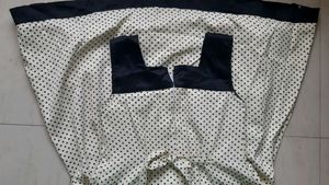 Smart polka dots casual summer dress for girls