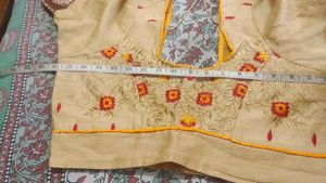 Embroidered Silk Blouse