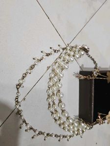 Elegant Pearl Necklace &amp; Earring Set