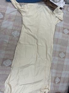 Beige Sequined Kurta
