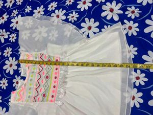 Embroidered kaftan Top with Butterfly Sleeves