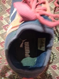 Puma Blue &amp; Pink Sneakers