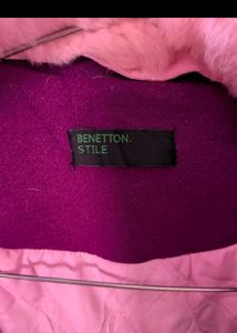 Purple Wool Coat