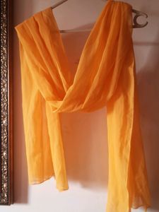 💝💝Yellow Chiffon Dupatta.sale 🙌