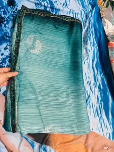 Elegant Green Saree not used