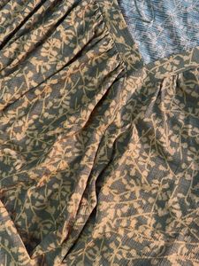 Vintage Style Floral Print kaftan Dress