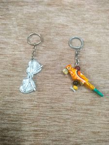 Union Jack Sunglasses &amp; Parrot Keychains