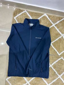 imported Columbia thrifted Jacket - Navy Blue