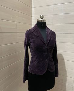H&amp;M fitted y2k Velvet Blazer - Stylish &amp; Chic