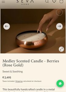 Seva Home Medley Scented Candle
