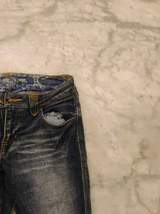 Blue Wash Flare Jeans