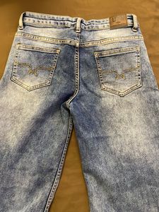 Wide Leg Blue Denim Jeans