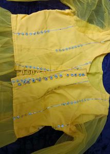 Haldi Skirt Top