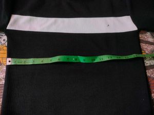 Men's Black &amp; White Striped T-Shirt