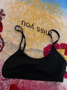 black bra