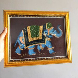 Elephant Cloth Painting