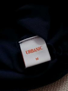 URBANIC Navy Blue Velvet Nightsuit