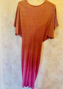 Knot Front Midi Dress-Cash Only