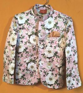 FLORAL ROYAL JODHPURI COAT FOR BOYS